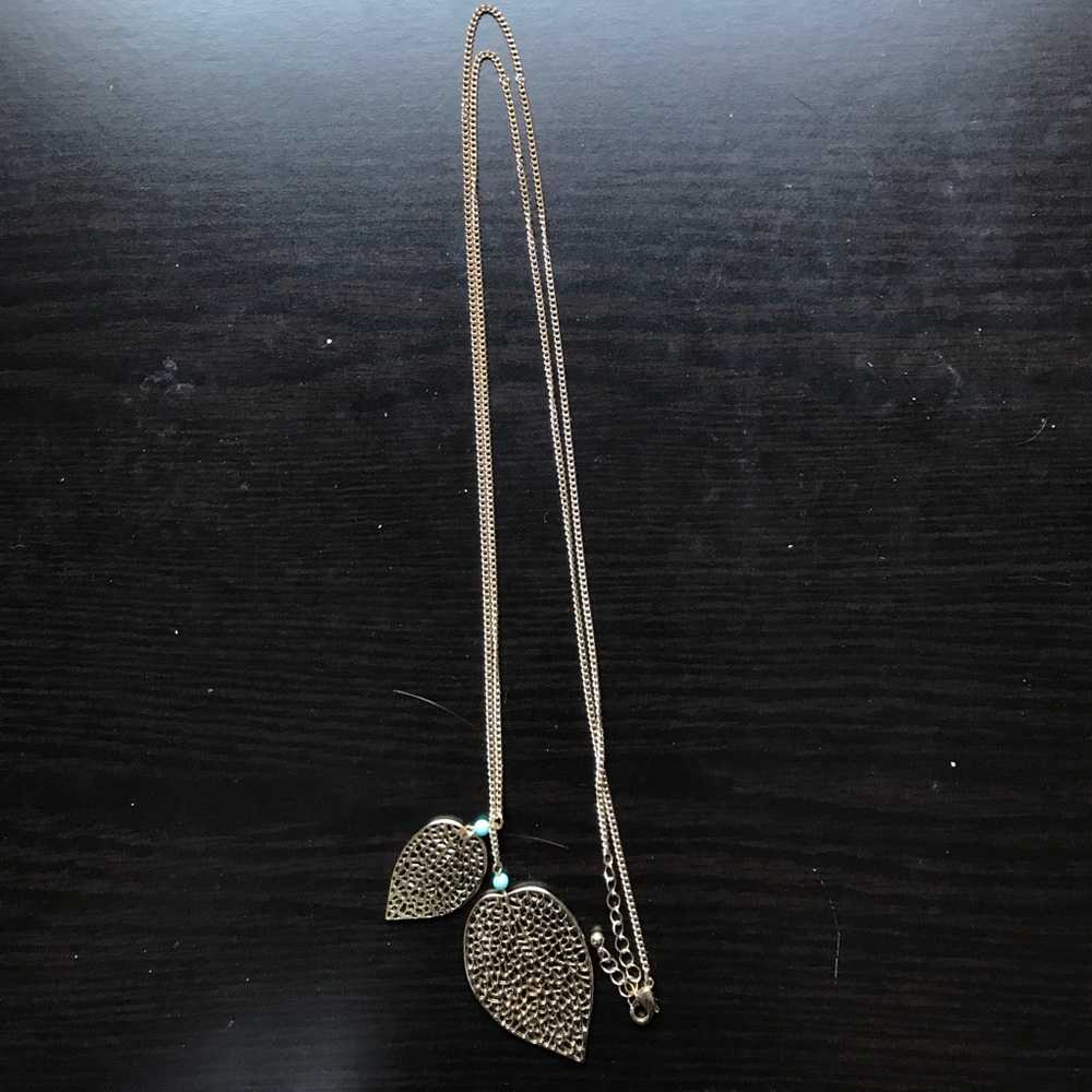 Bohemian Long Chain Feather Charm Pendant Necklace Gold Silver‎ Tone One Size